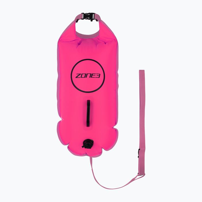 Zone3 Plavecká bezpečnostná bójka Drybag pink SA18SBDB114 3