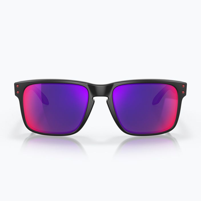 Slnečné okuliare Oakley Holbrook matná čierna/pozitívna červená iridium 2