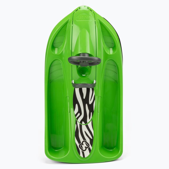Hamax Sno Zebra zelené detské sánky s riadidlami 53516 3