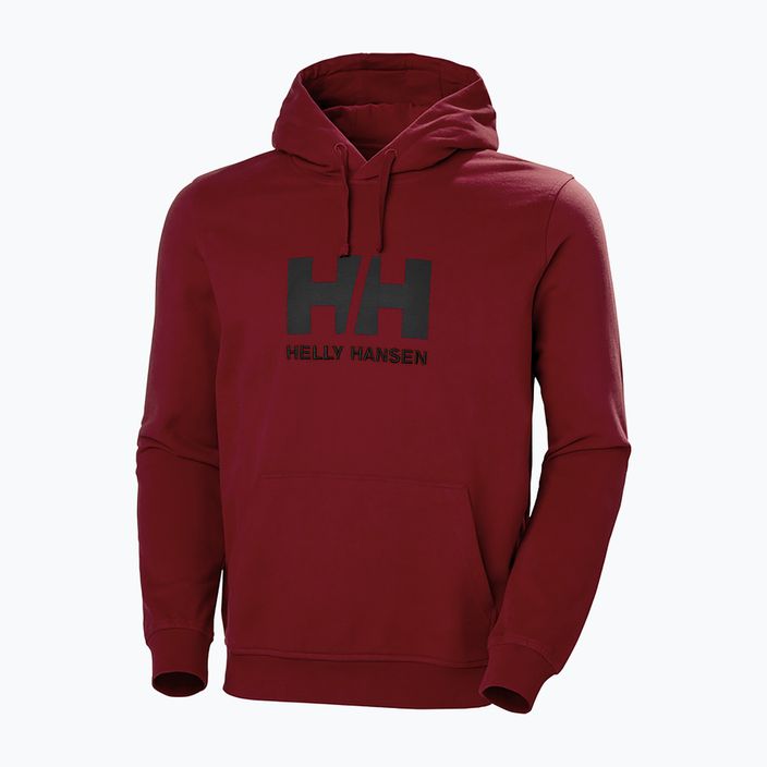 Pánska mikina Helly Hansen HH Logo Hoodie burgundy 33977_215 4