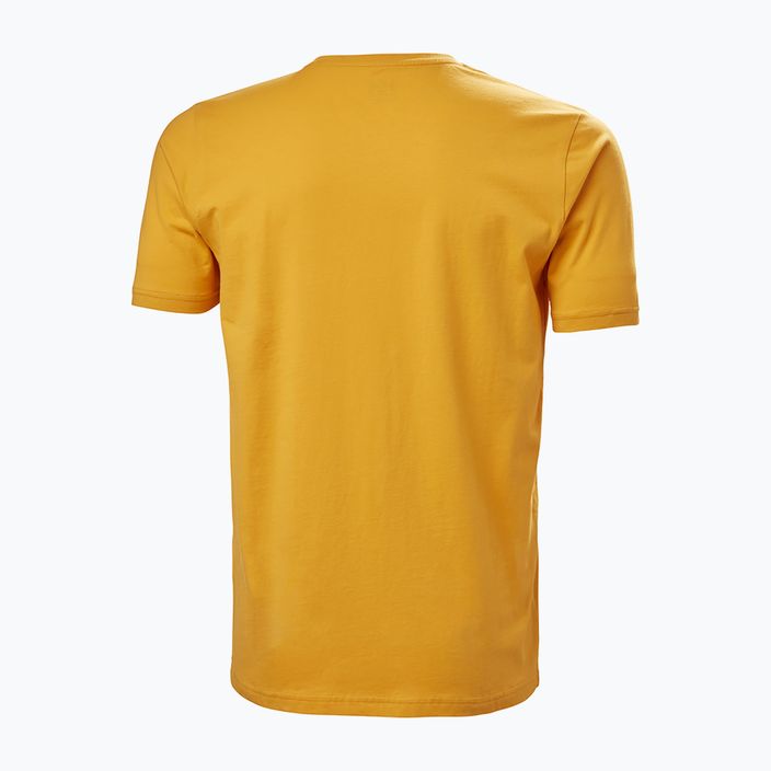 Pánske trekingové tričko Helly Hansen HH Logo žlté 33979_328 5