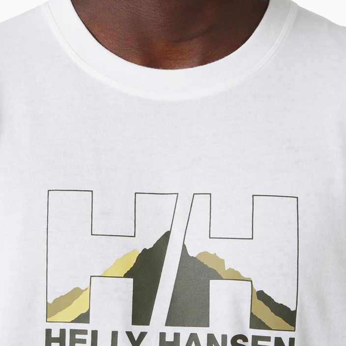 Helly Hansen Nord Graphic pánske trekingové tričko biele 62978_002 3