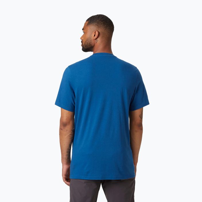 Helly Hansen Nord Graphic pánske trekové tričko modré 62978_606 2