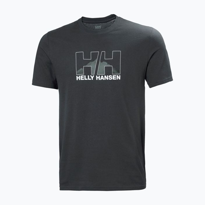 Pánske trekingové tričko Helly Hansen Nord Graphic 981 sivé 62978 5
