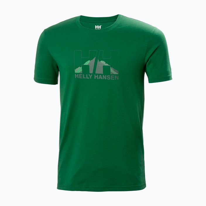 Pánske trekingové tričko Helly Hansen Nord Graphic 486 green 62978 4