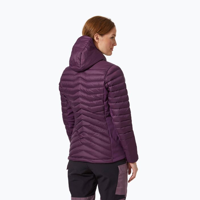 Helly Hansen dámska páperová bunda Verglas Hood Down Hybrid Insulator purple 63026_670 2