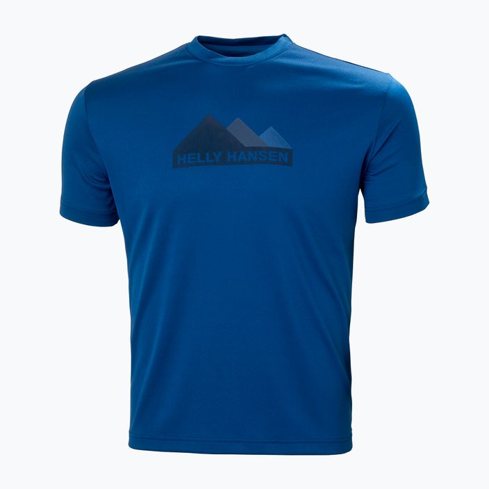 Pánske trekingové tričko Helly Hansen HH Tech Graphic 606 blue 63088 4