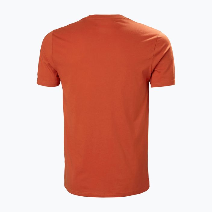 Helly Hansen Nord Graphic pánske trekové tričko oranžové 62978_308 6