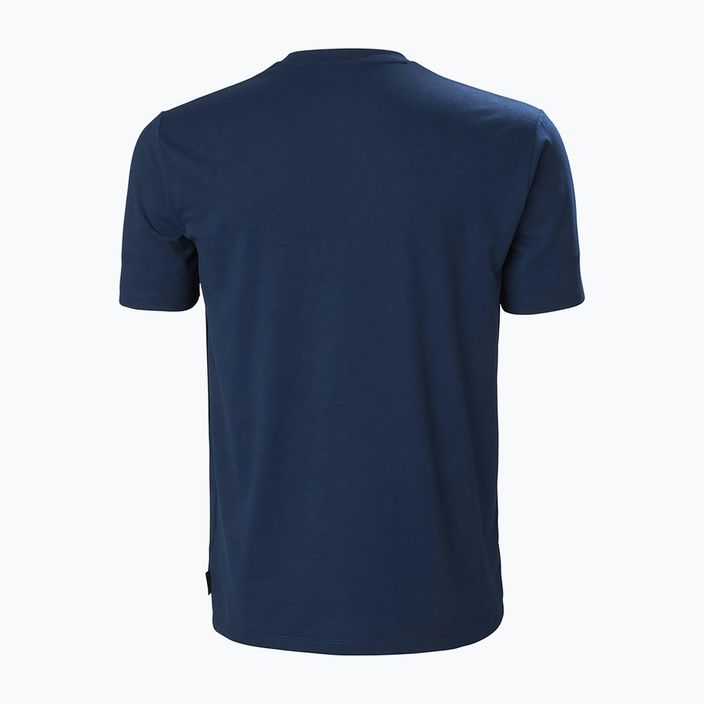 Helly Hansen Skog Recycled Graphic pánske trekingové tričko námornícka modrá 63083_584 6