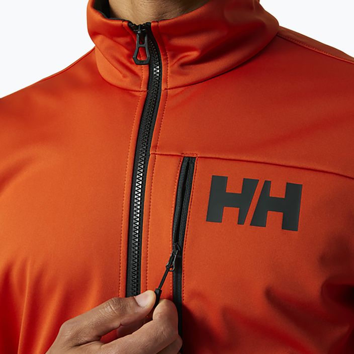 Helly Hansen pánska vetruodolná fleecová mikina HP Windproof Fleece oranžová 34288_300 4