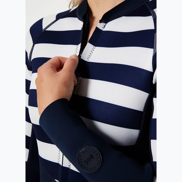 Neoprén dámsky Helly Hansen Waterwear Long Sleeve Spring Wetsuit navy stripe 5