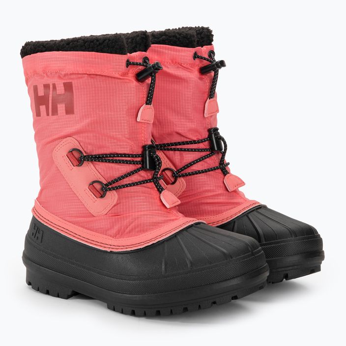 Helly Hansen JK Varanger Zateplené detské snehové topánky sunset pink 4