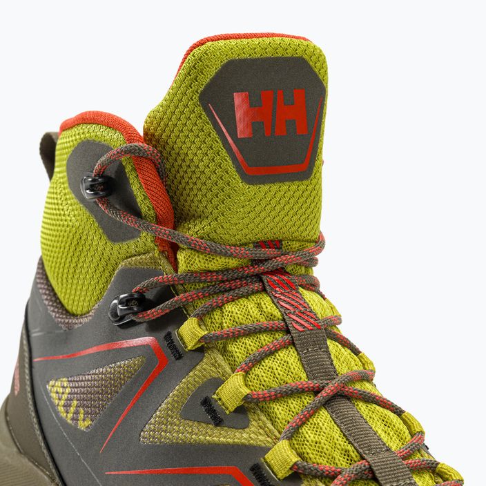 Helly Hansen Cascade Mid HT pánske trekové topánky neon moss/utility green 10