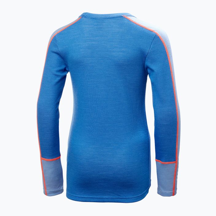 Helly Hansen JR Lifa Merino Midweight ultra modrá detská súprava termoprádla 7