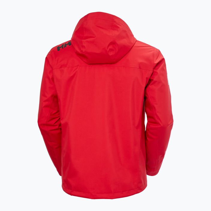 Pánska bunda Helly Hansen Crew Hooded Midlayer 2 red 7