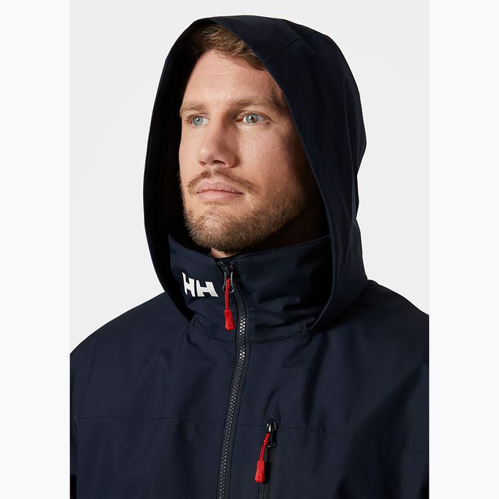 Pánska bunda Helly Hansen Crew Hooded Midlayer 2 navy 3