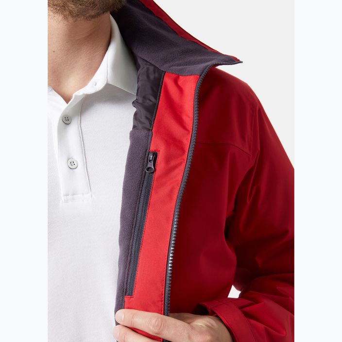 Pánska bunda Helly Hansen Crew Midlayer 2 red 4