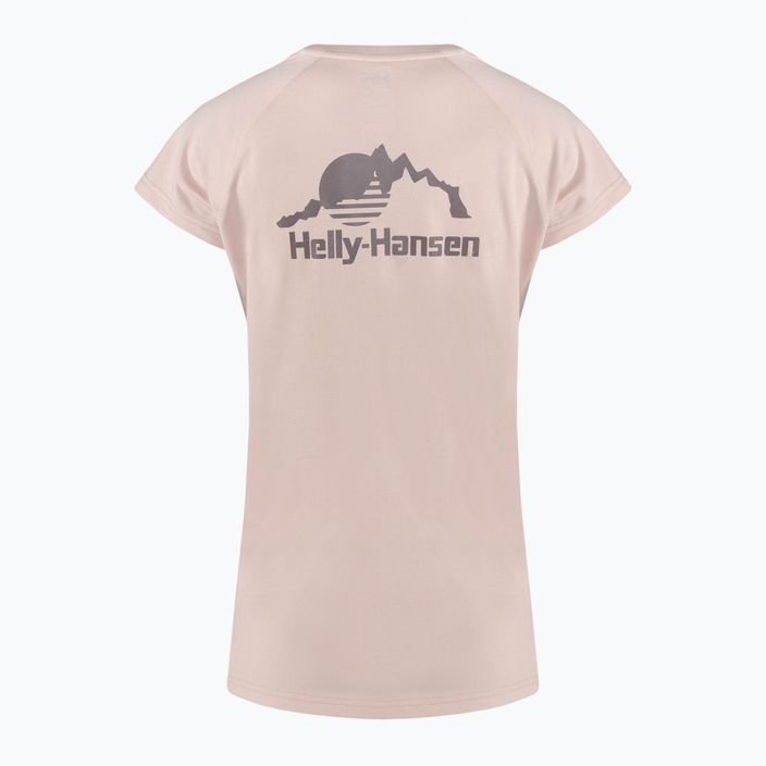Dámske tričko Helly Hansen Nord Graphic Drop pink cloud 5