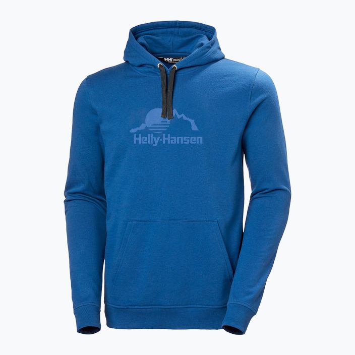 Pánska mikina Helly Hansen Nord Graphic Pull Over Hoodie deep fjord/608