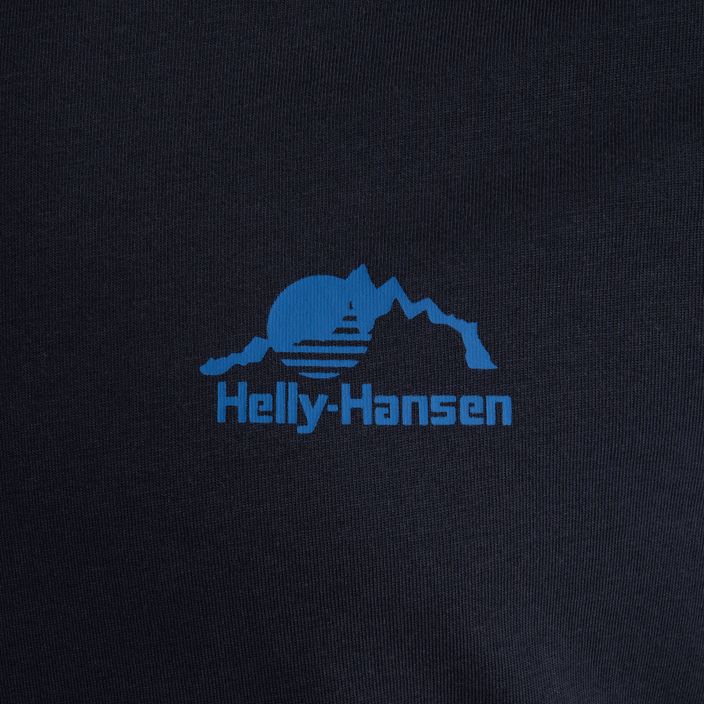 Pánske trekingové tričko Helly Hansen Nord Graphic navy 3