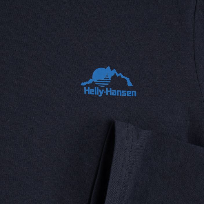 Pánske trekingové tričko Helly Hansen Nord Graphic navy 4