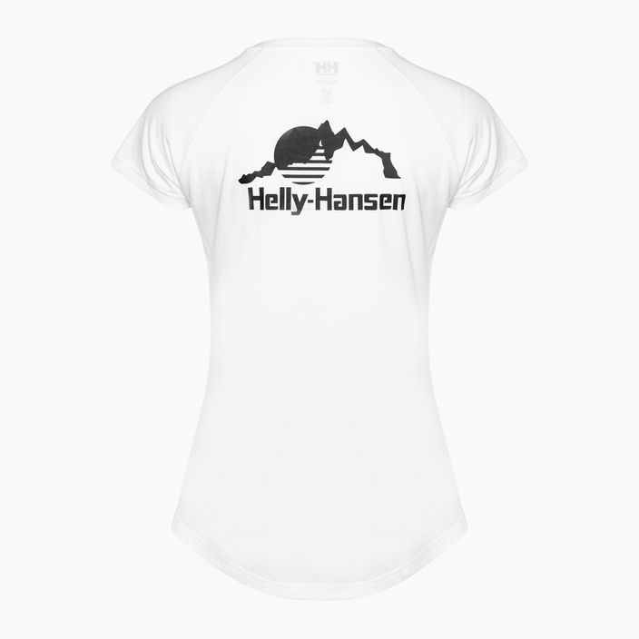 Dámske tričko Helly Hansen Nord Graphic Drop white 2