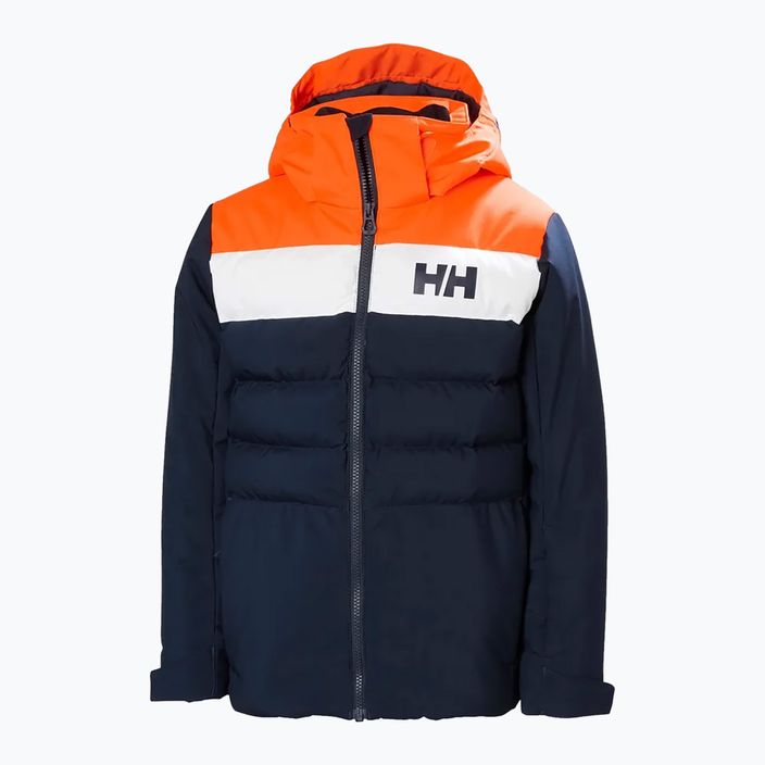 Detská lyžiarska bunda Helly Hansen Cyclone navy 8