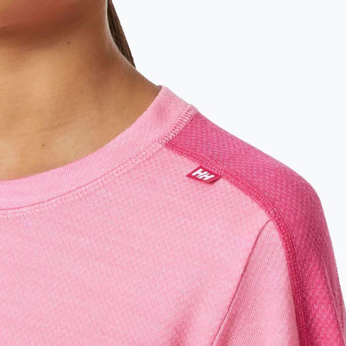 Helly Hansen JR Lifa Merino Midweight sugar pink detská súprava termoprádla 3