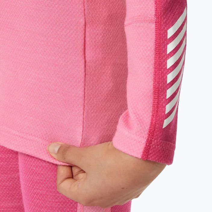 Helly Hansen JR Lifa Merino Midweight sugar pink detská súprava termoprádla 4