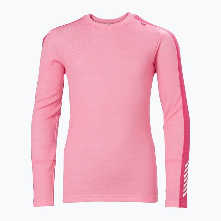 Helly Hansen JR Lifa Merino Midweight sugar pink detská súprava termoprádla 5