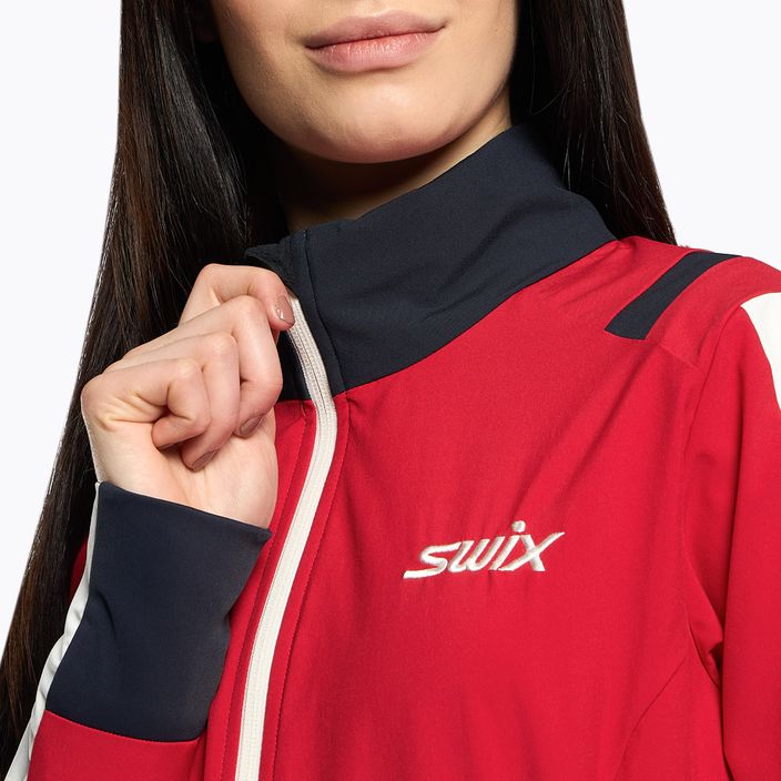 Dámska bunda na bežecké lyžovanie Swix Infinity červená 15246-9999-XS 4