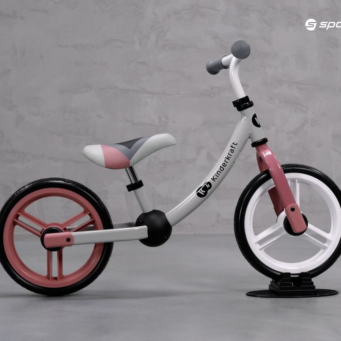 Kinderkraft 2Way Next bicykel sivo-ružový KR2WAY00PNK00000 7