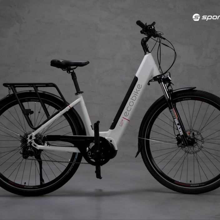 Ecobike LX300 LG elektrický bicykel biely 1010306 25