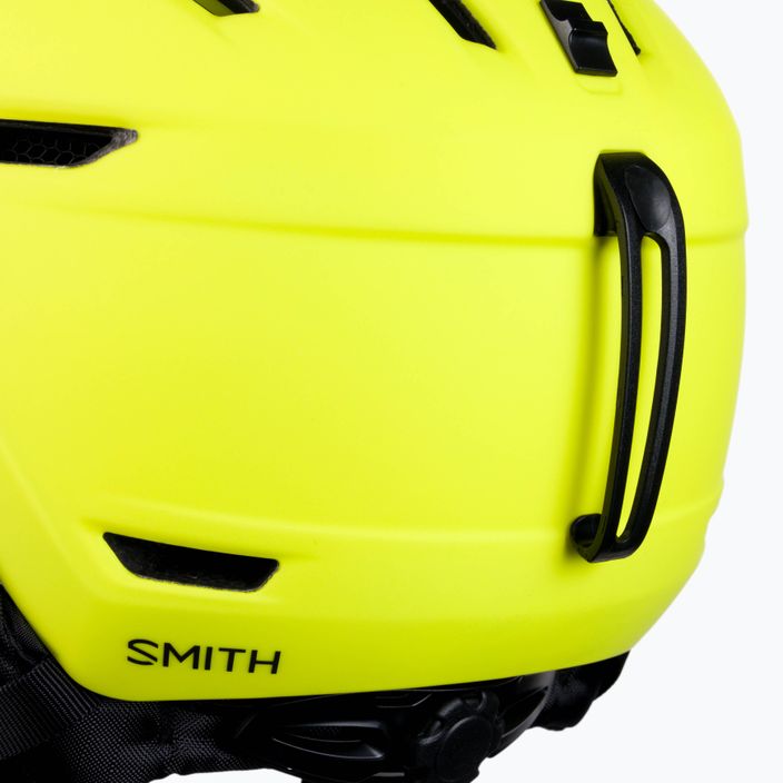 Lyžiarska prilba Smith Mission žltá E0069609K5155 7