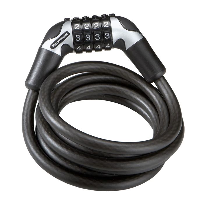 Káblový zámok na bicykel Kryptonite KryptoFlex 1018 black Combo Cable 2