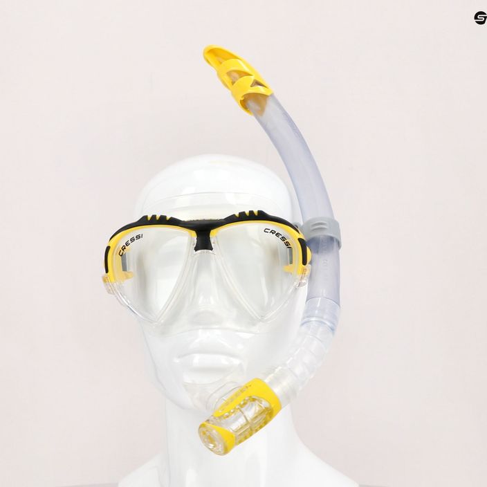 Potápačský set Cressi Matrix + maska Gamma + šnorchel žltá DS302504 8