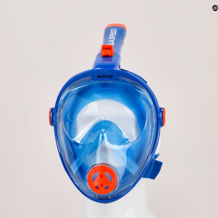 AQUA-SPEED Spectra 2.0 Detská celotvárová maska so šnorchlom modrá 248 4
