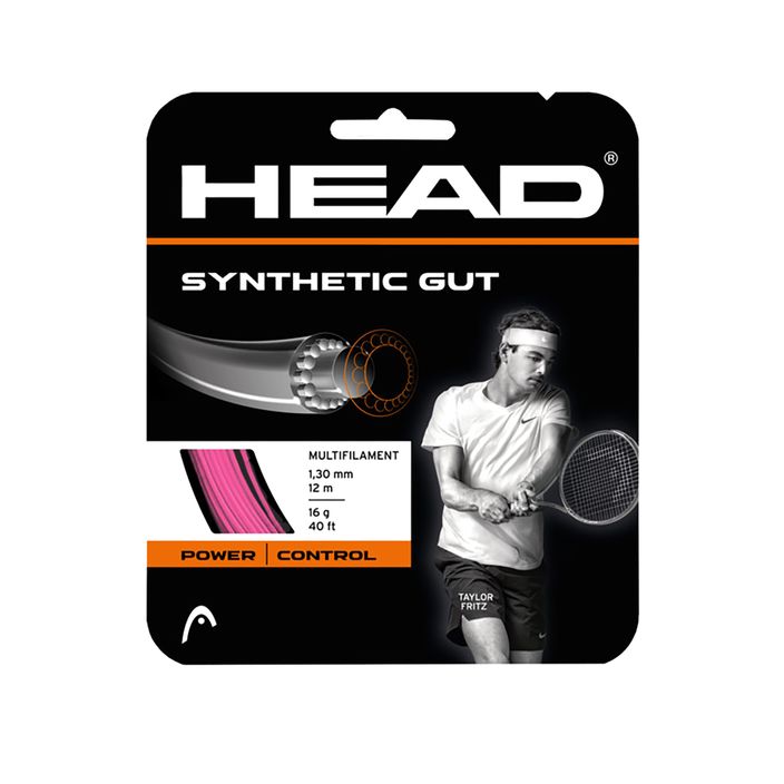 Tenisová struna HEAD Synthetic Gut ružová 281111 2