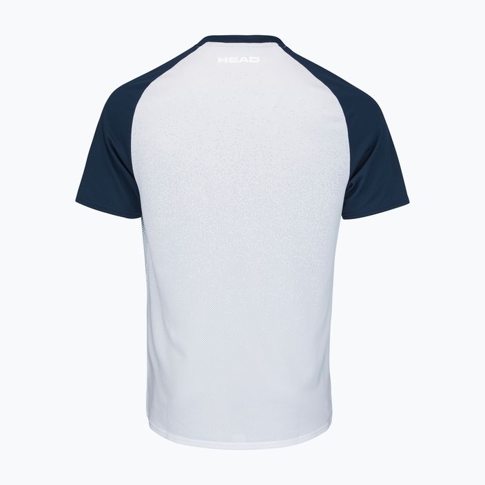 Pánske tenisové tričko HEAD Perf navy blue and white 811272 2
