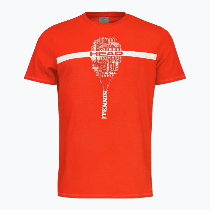 Pánske tenisové tričko HEAD Typo orange 811432