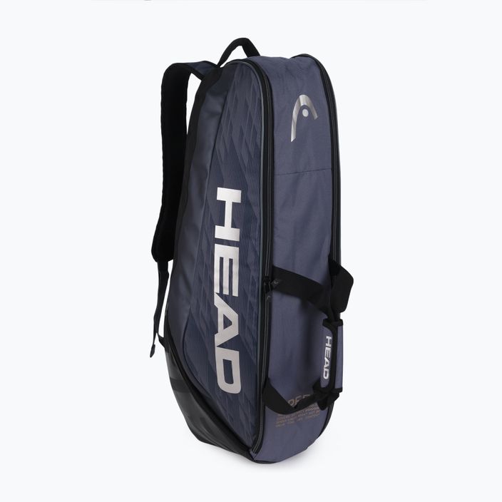 Tenisová taška HEAD Djokovic 6R 67 l sivá 283292 3