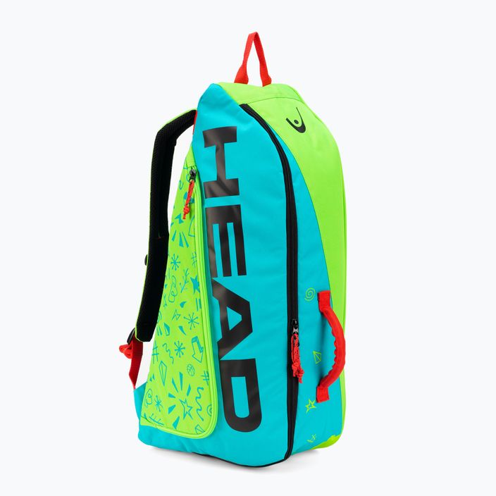 Detská tenisová taška HEAD Junior Combi Novak modro-zelená 283672 2