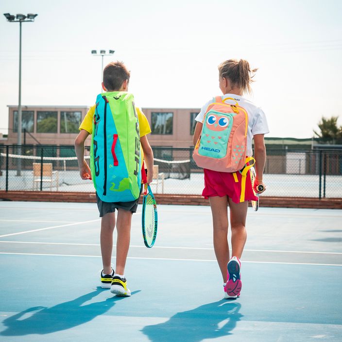 Detská tenisová taška HEAD Junior Combi Novak modro-zelená 283672 9