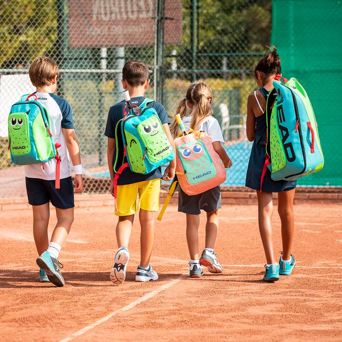 Detská tenisová taška HEAD Junior Combi Novak modro-zelená 283672 10