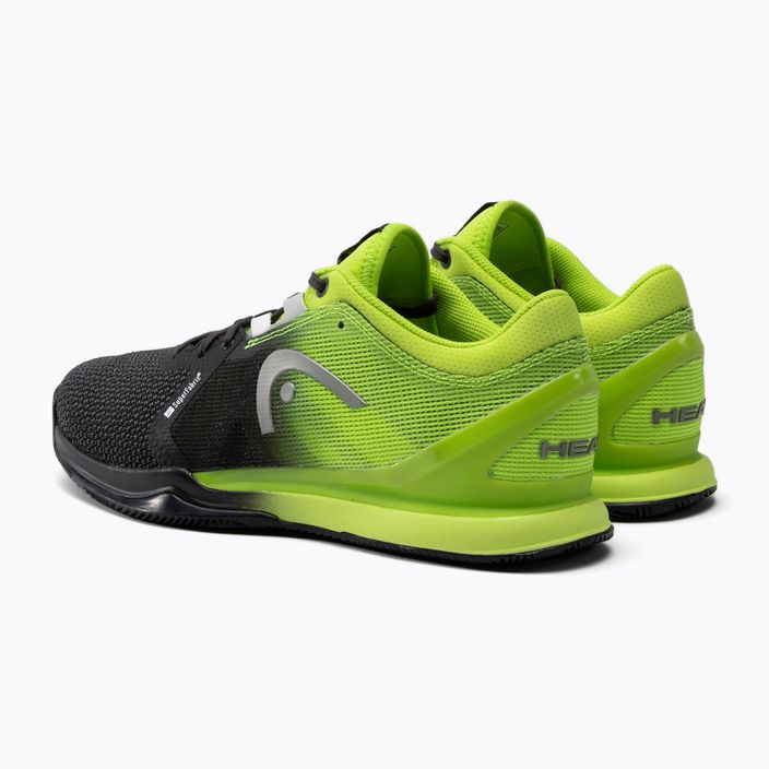 HEAD pánska tenisová obuv Sprint Pro 3.0 SF Clay black-green 273091 3