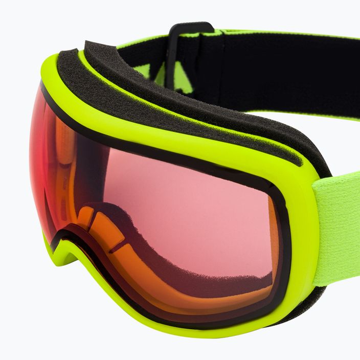 Detské lyžiarske okuliare HEAD Ninja žlté 395420 5