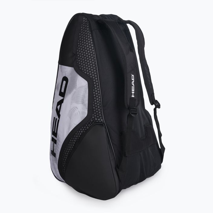 Tenisová taška HEAD Djokovic 9R Supercombi 75 l bielo-čierna 283101 2