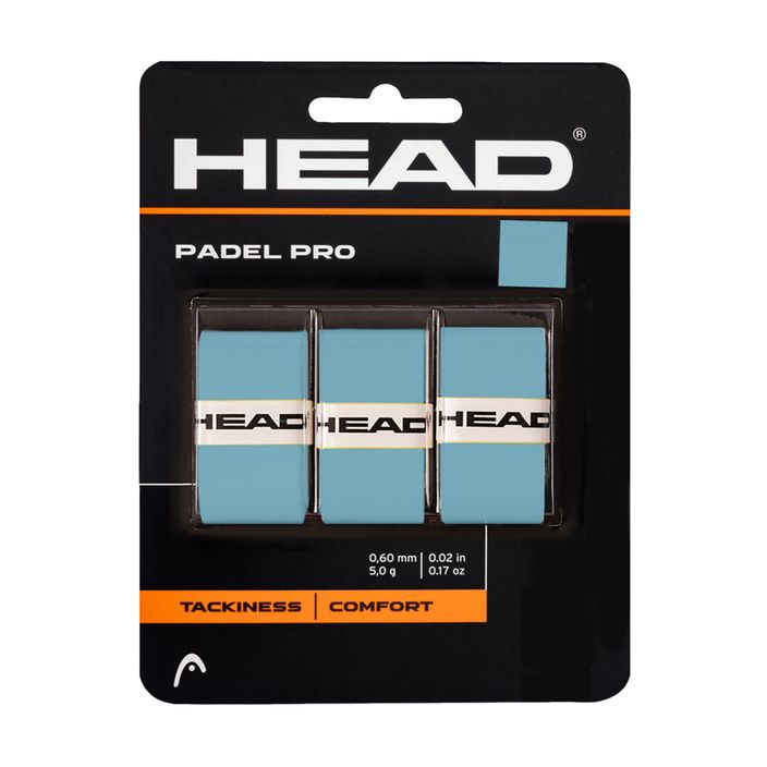 Omotávky na rakety HEAD Padel Pro 3 ks modré. 2