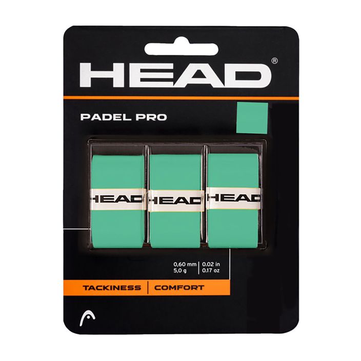 Omotávky na rakety HEAD Padel Pro 3 ks, mentolové 2