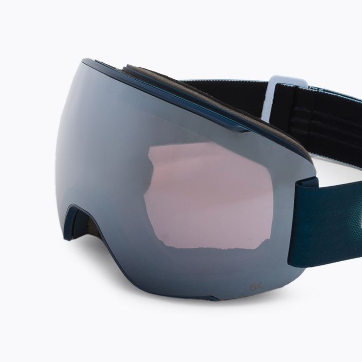 Lyžiarske okuliare HEAD Magnify 5K Chrome Shape + náhradné sklá S3/S1 sivé 390822 5